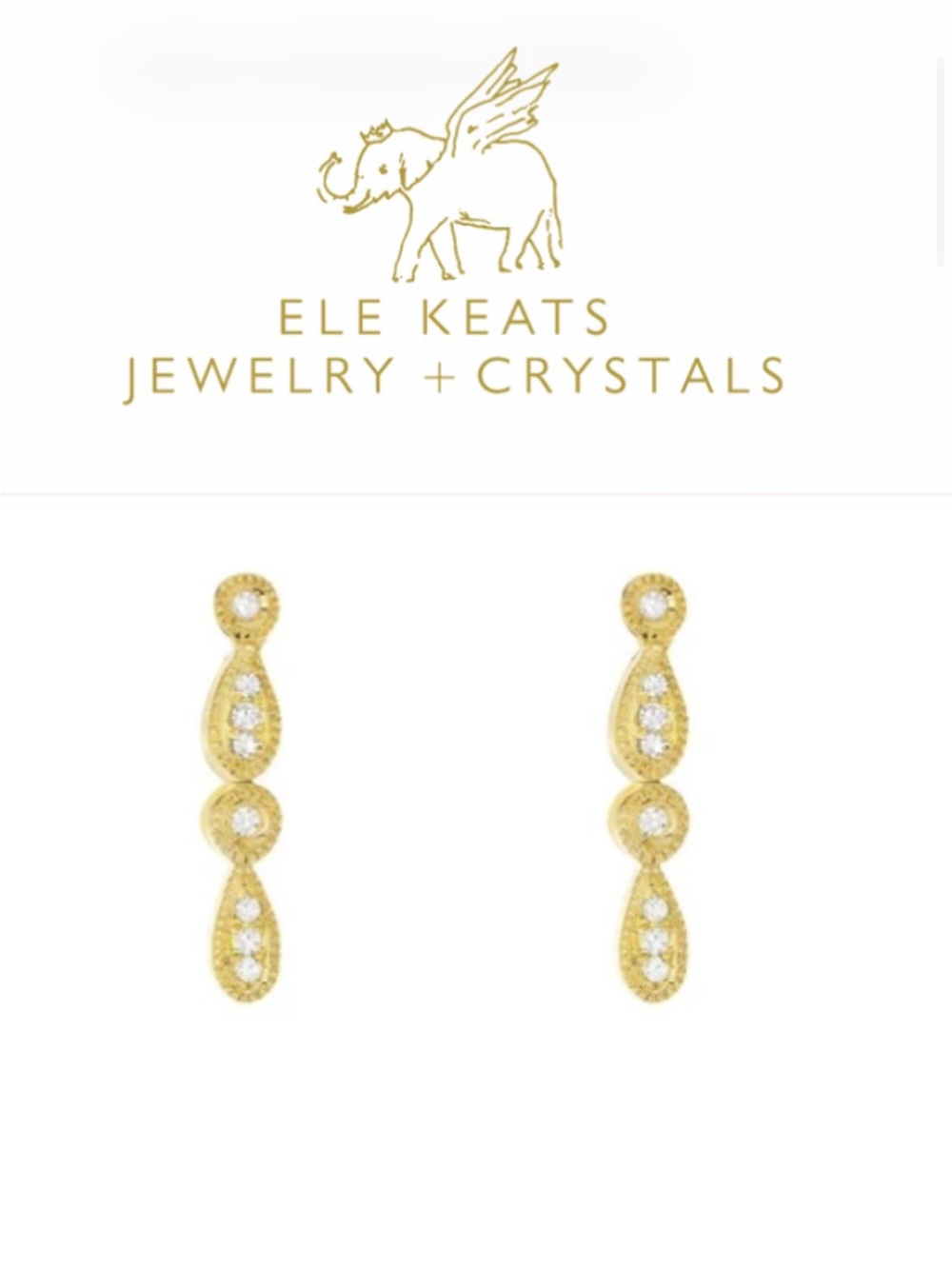 ✨ Ele Keats "Nana" earrings ✨